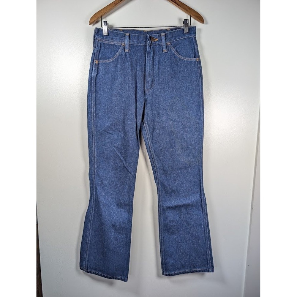 Vintage 70s Wrangler Cowboy Cut Jeans Mens Size 31x30 Style 945PW Sanforized NOS